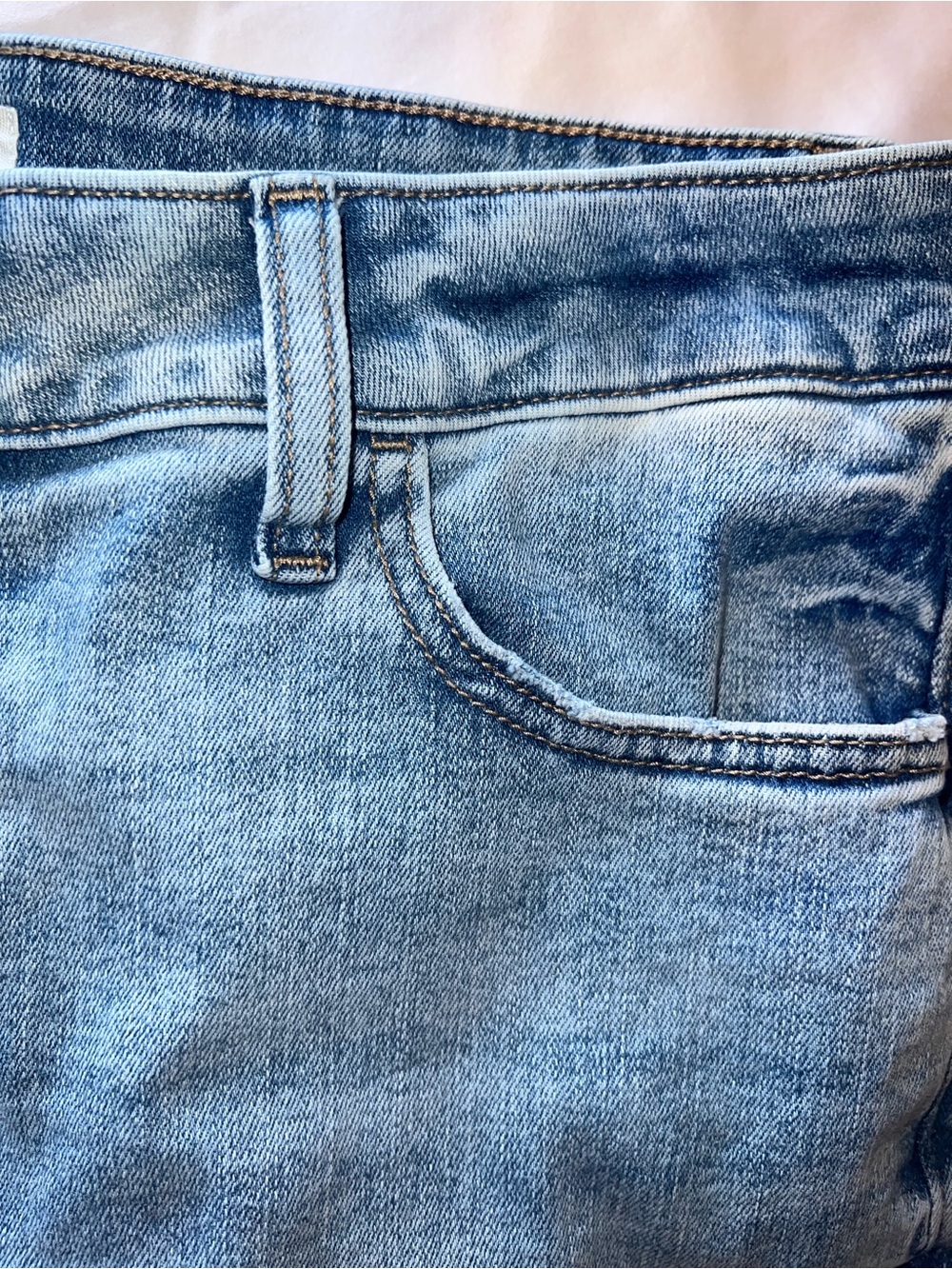 M Jeans by Maurices High Rise Slim Straight Ankle Distressed Jeans Size 14 Short - Picture 7 of 16